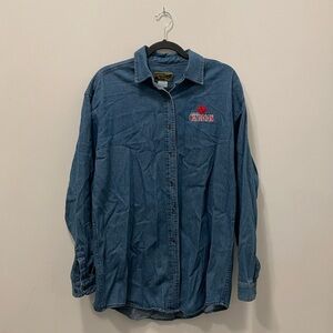 Vintage Molson Canadian Denim Shirt